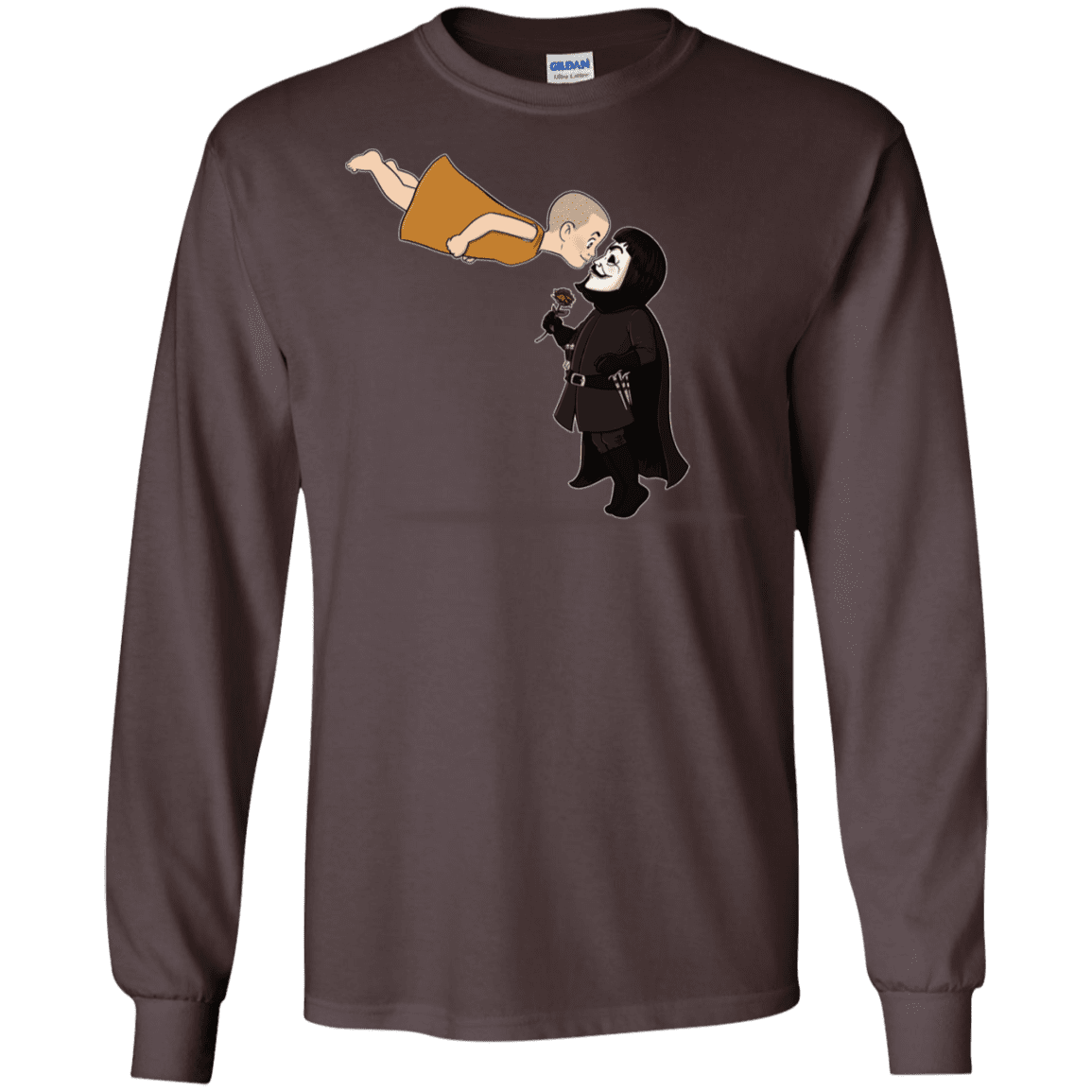 T-Shirts Dark Chocolate / S Evey and V Men's Long Sleeve T-Shirt