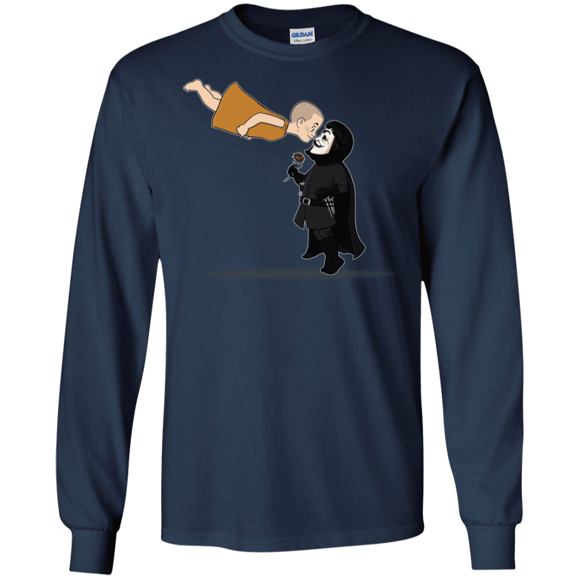 T-Shirts Navy / S Evey and V Men's Long Sleeve T-Shirt