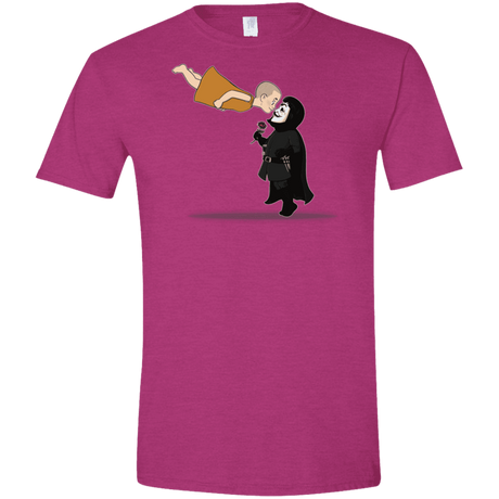 T-Shirts Antique Heliconia / S Evey and V Men's Semi-Fitted Softstyle