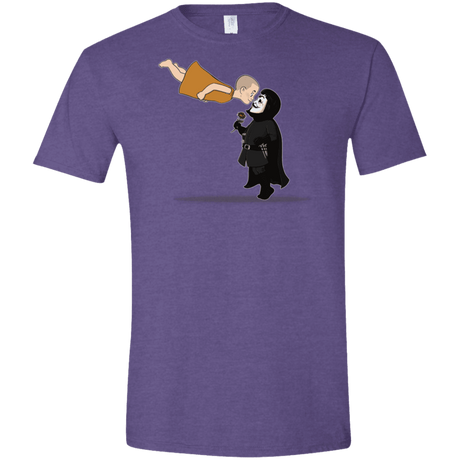 T-Shirts Heather Purple / S Evey and V Men's Semi-Fitted Softstyle