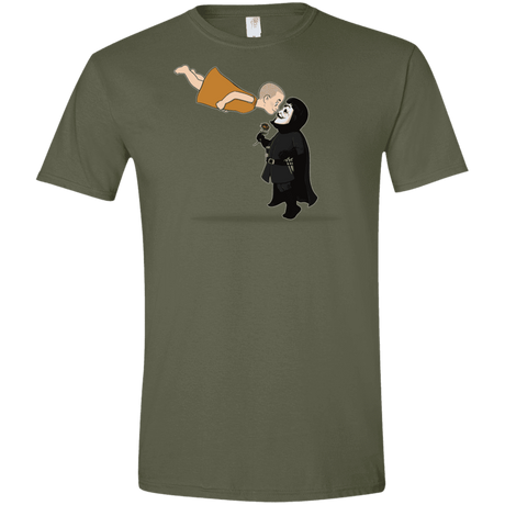 T-Shirts Military Green / S Evey and V Men's Semi-Fitted Softstyle