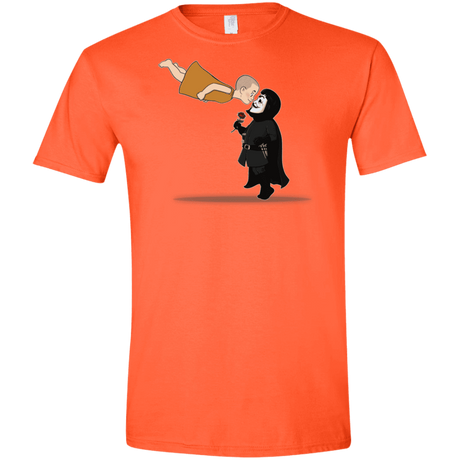 T-Shirts Orange / S Evey and V Men's Semi-Fitted Softstyle