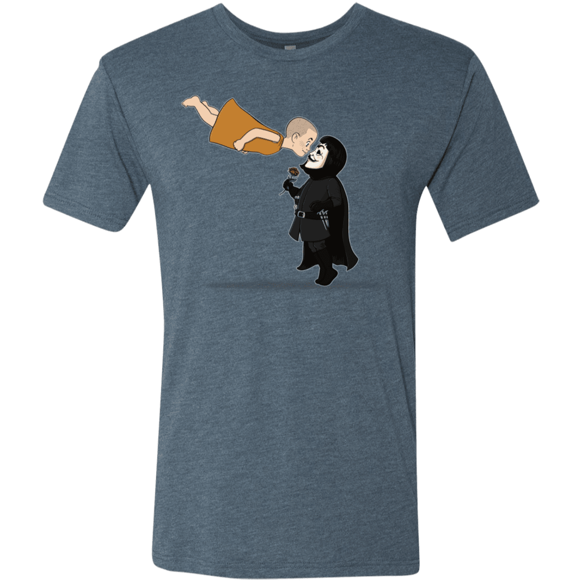 T-Shirts Indigo / S Evey and V Men's Triblend T-Shirt