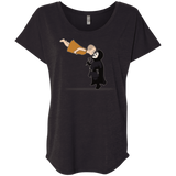 T-Shirts Vintage Black / X-Small Evey and V Triblend Dolman Sleeve