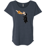 T-Shirts Vintage Navy / X-Small Evey and V Triblend Dolman Sleeve