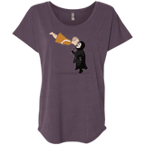 T-Shirts Vintage Purple / X-Small Evey and V Triblend Dolman Sleeve