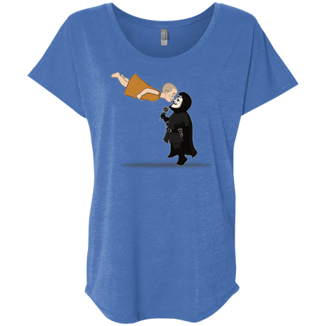 T-Shirts Vintage Royal / X-Small Evey and V Triblend Dolman Sleeve