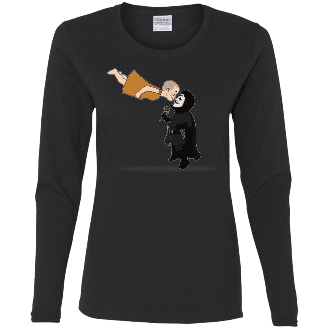 T-Shirts Black / S Evey and V Women's Long Sleeve T-Shirt