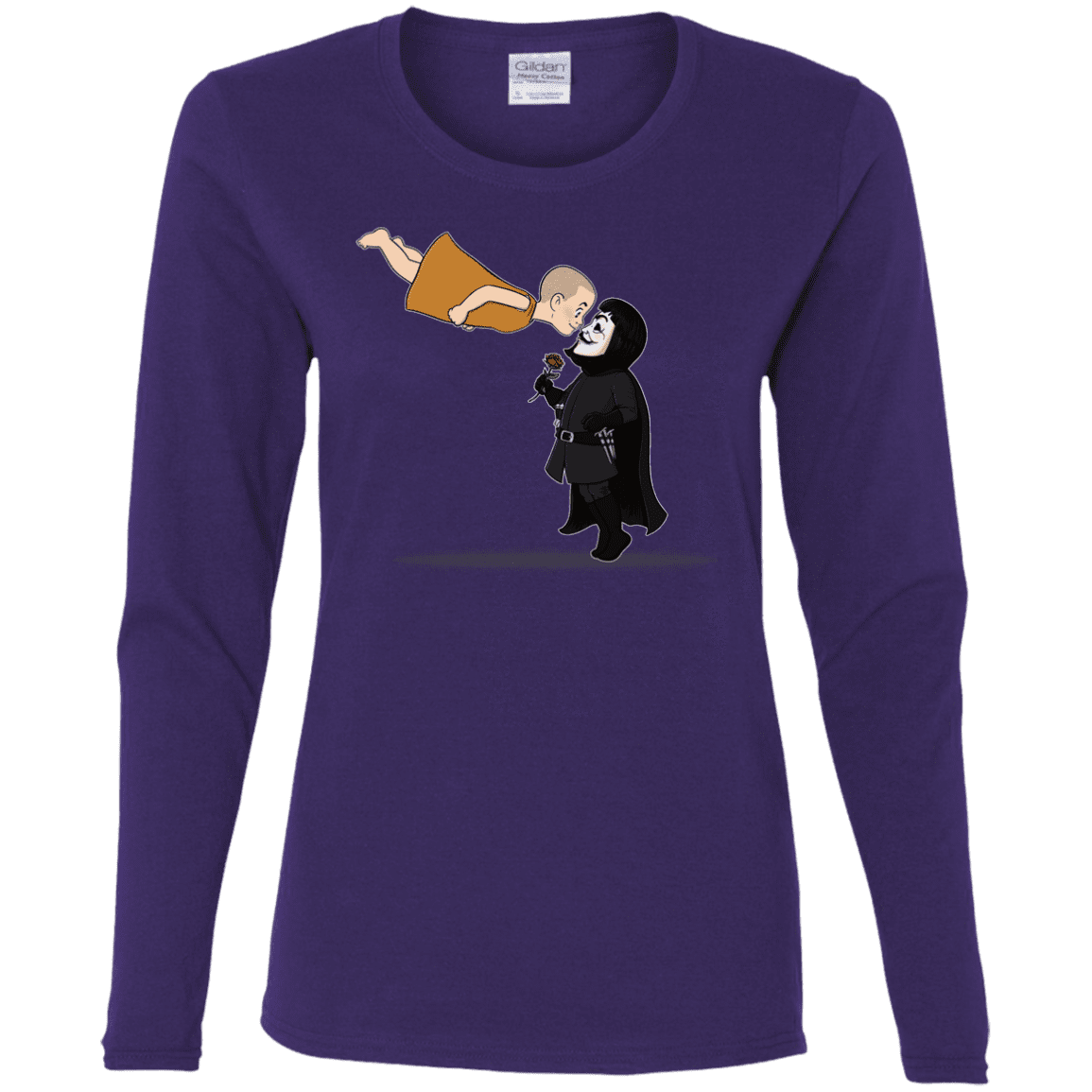 T-Shirts Purple / S Evey and V Women's Long Sleeve T-Shirt