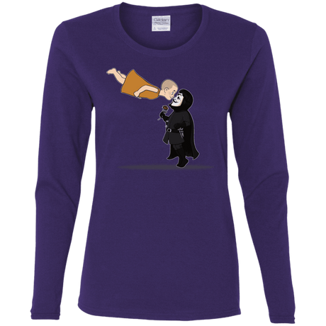 T-Shirts Purple / S Evey and V Women's Long Sleeve T-Shirt