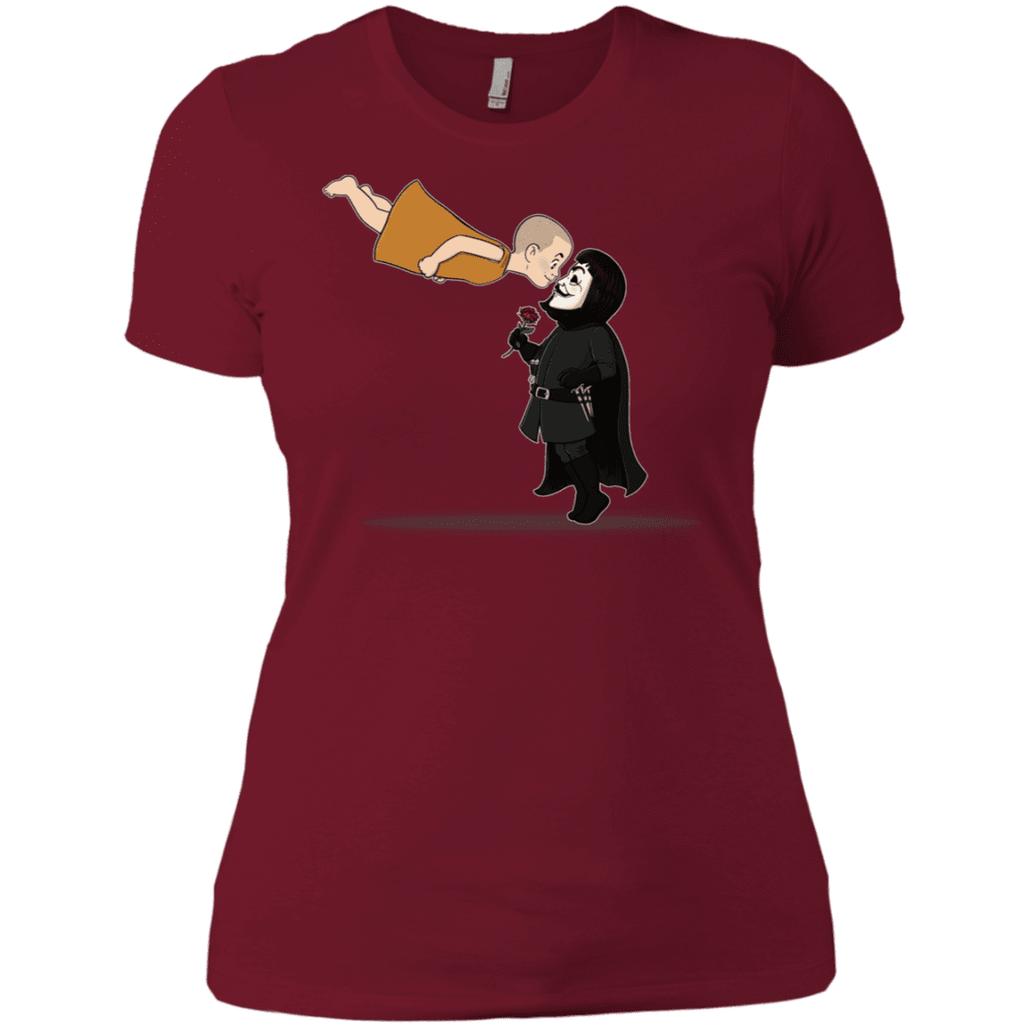 T-Shirts Scarlet / S Evey and V Women's Premium T-Shirt