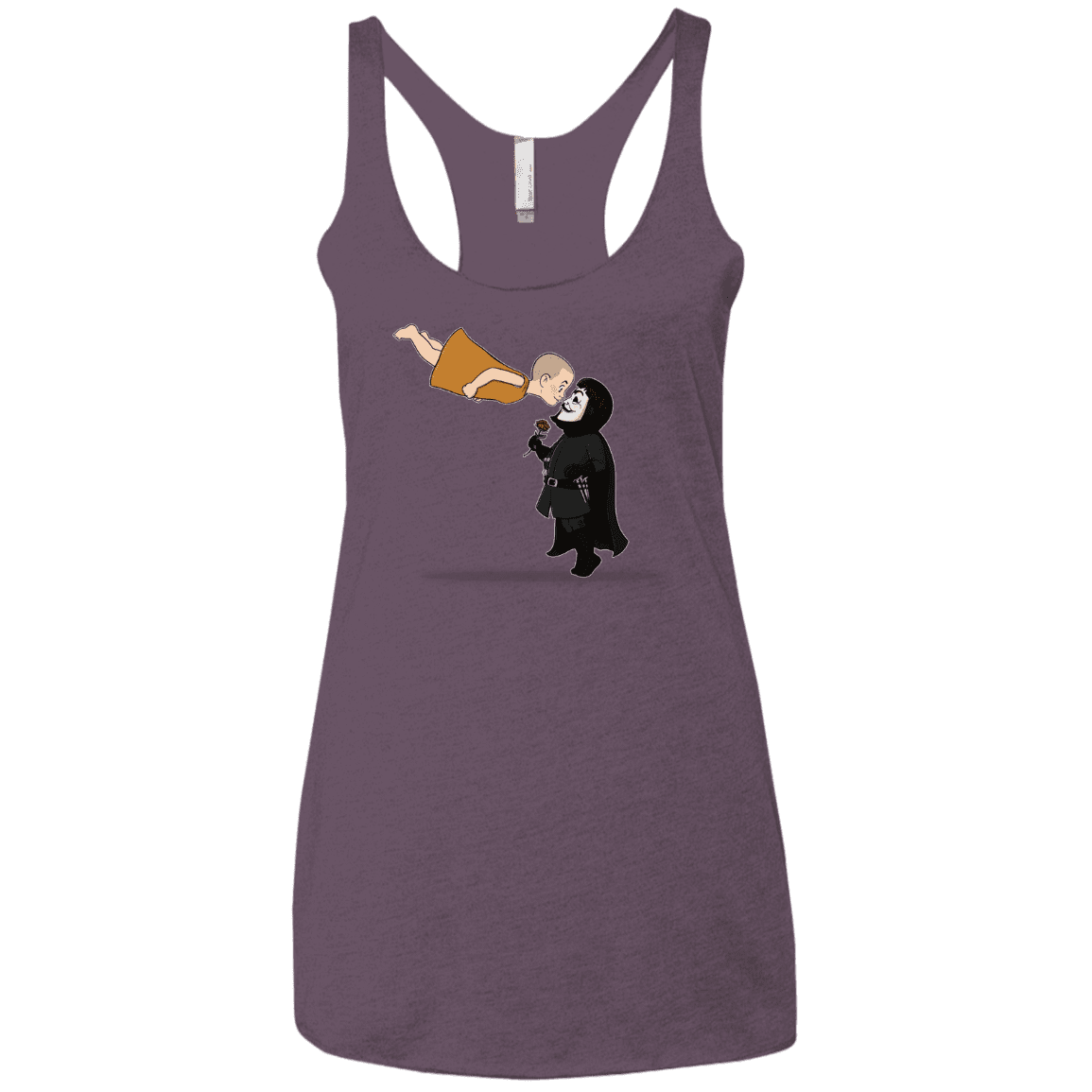 T-Shirts Vintage Purple / X-Small Evey and V Women's Triblend Racerback Tank