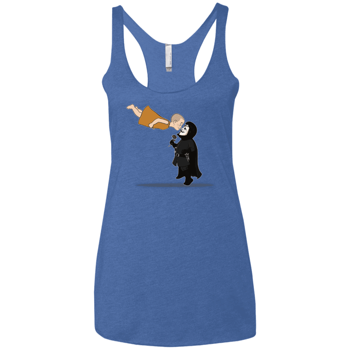 T-Shirts Vintage Royal / X-Small Evey and V Women's Triblend Racerback Tank