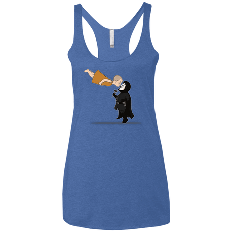 T-Shirts Vintage Royal / X-Small Evey and V Women's Triblend Racerback Tank