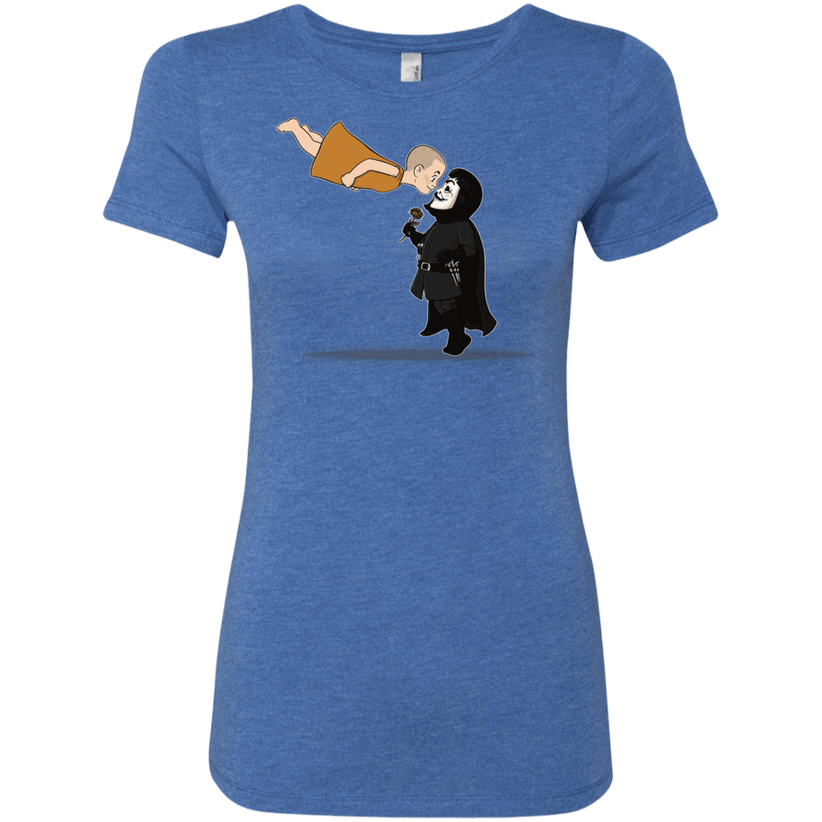 T-Shirts Vintage Royal / S Evey and V Women's Triblend T-Shirt