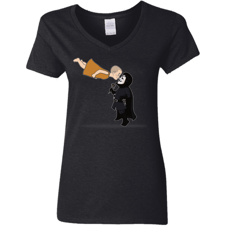 T-Shirts Black / S Evey and V Women's V-Neck T-Shirt