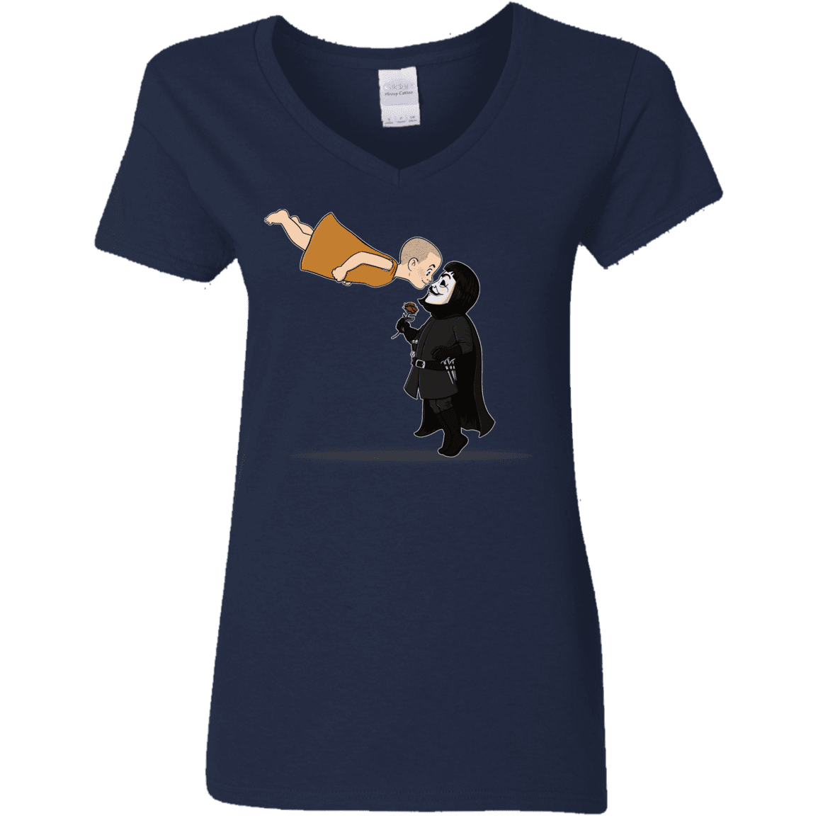 T-Shirts Navy / S Evey and V Women's V-Neck T-Shirt