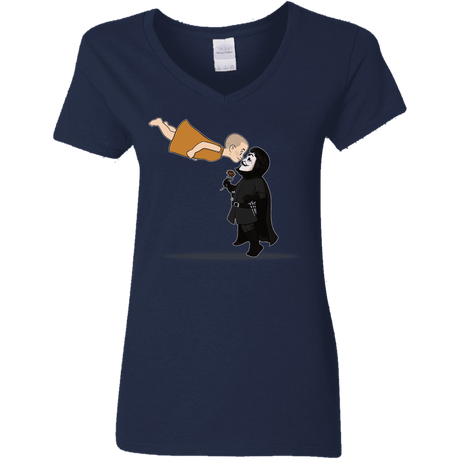 T-Shirts Navy / S Evey and V Women's V-Neck T-Shirt