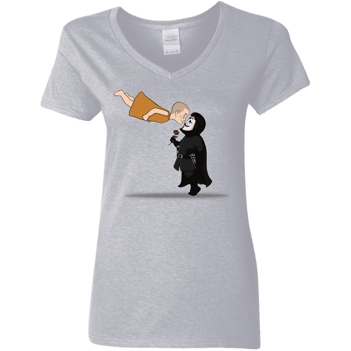 T-Shirts Sport Grey / S Evey and V Women's V-Neck T-Shirt