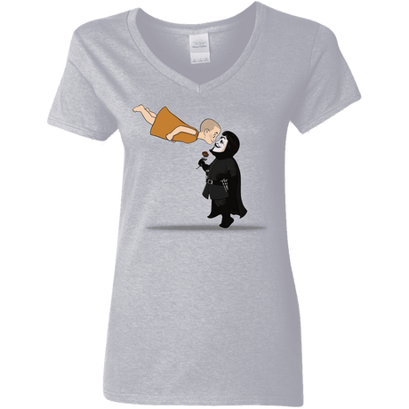 T-Shirts Sport Grey / S Evey and V Women's V-Neck T-Shirt