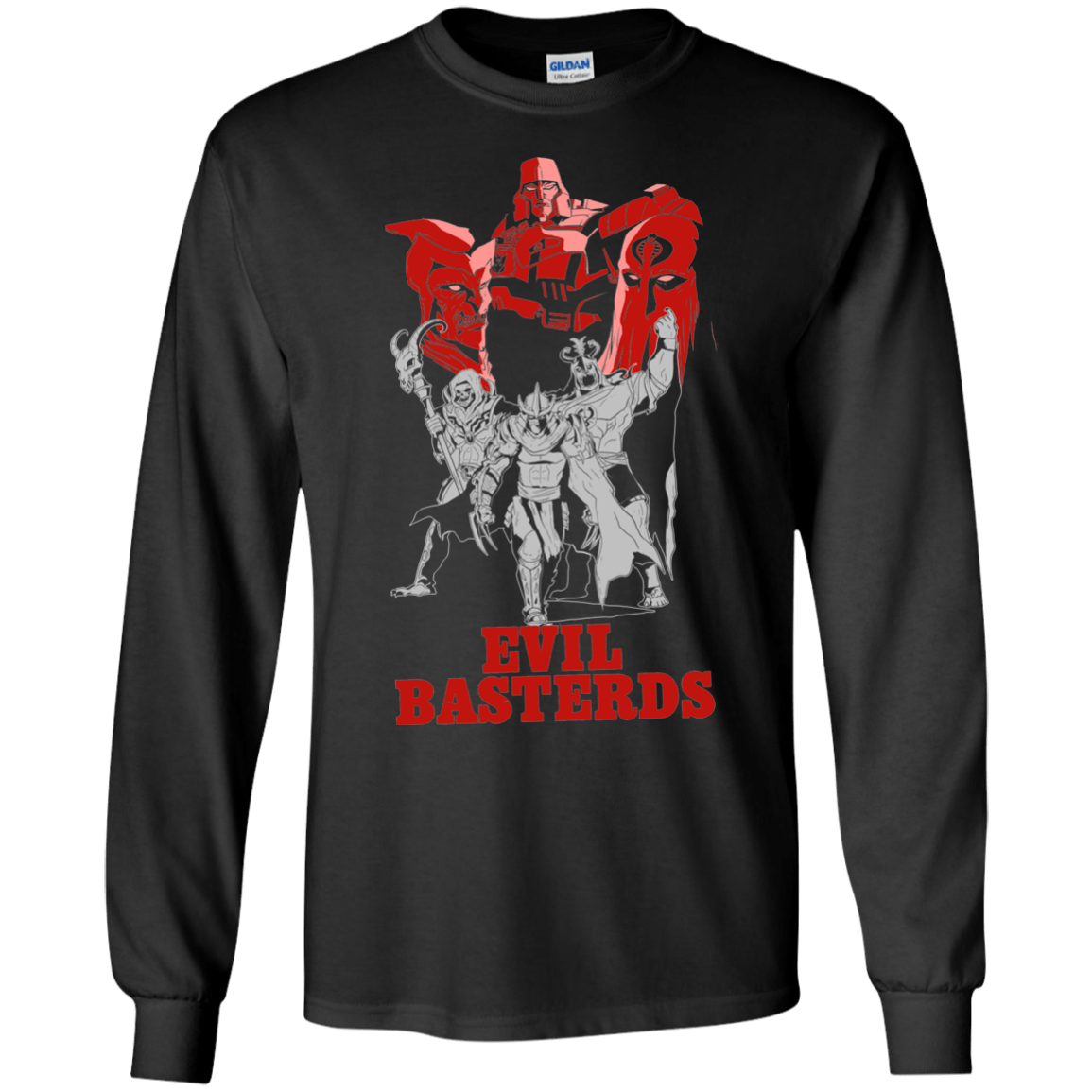 T-Shirts Black / S Evil Bastards Men's Long Sleeve T-Shirt