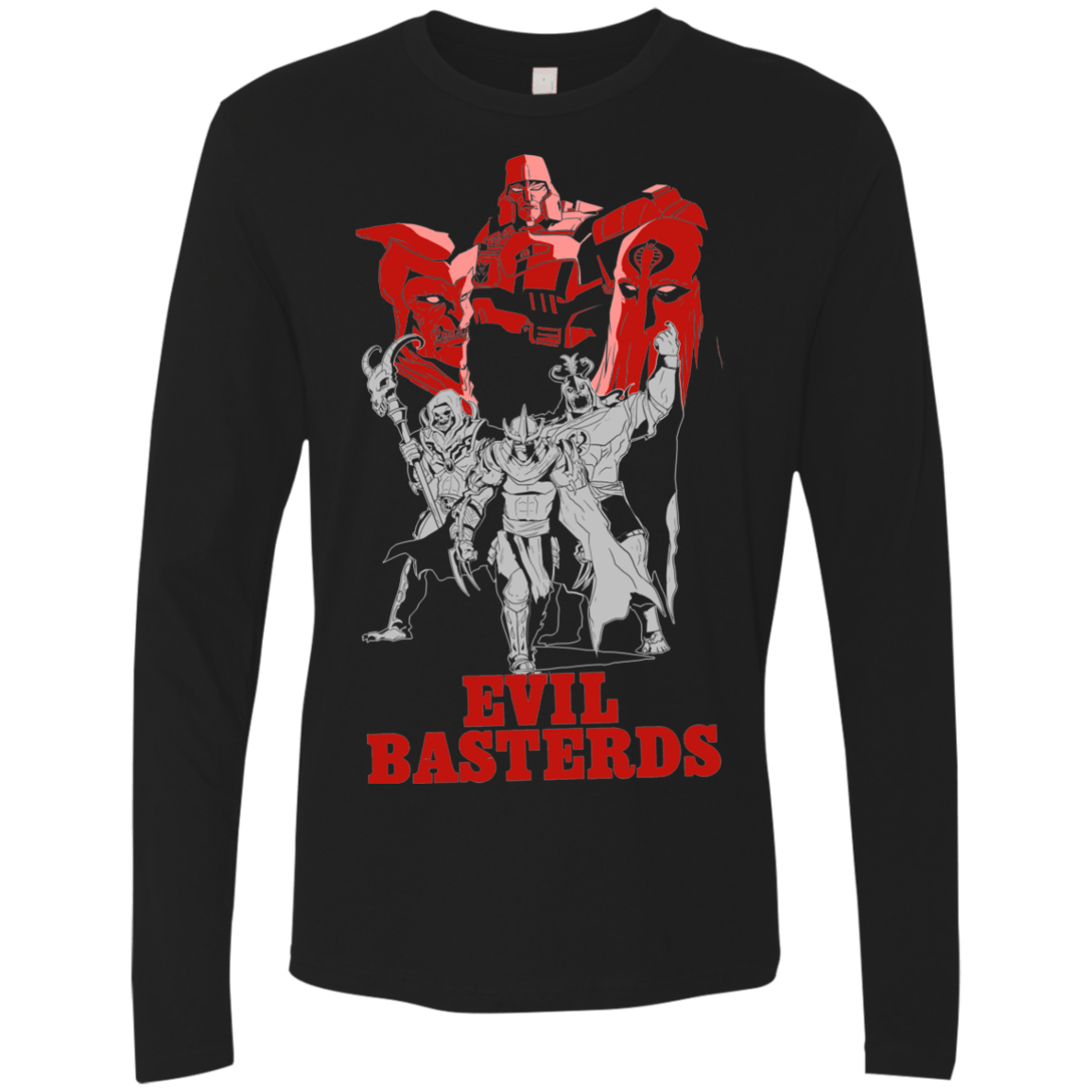 T-Shirts Black / S Evil Bastards Men's Premium Long Sleeve