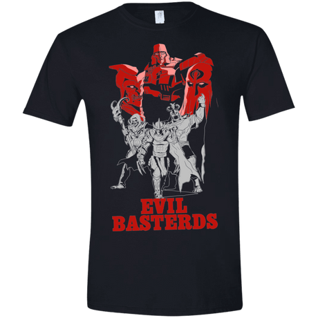 T-Shirts Black / X-Small Evil Bastards Men's Semi-Fitted Softstyle