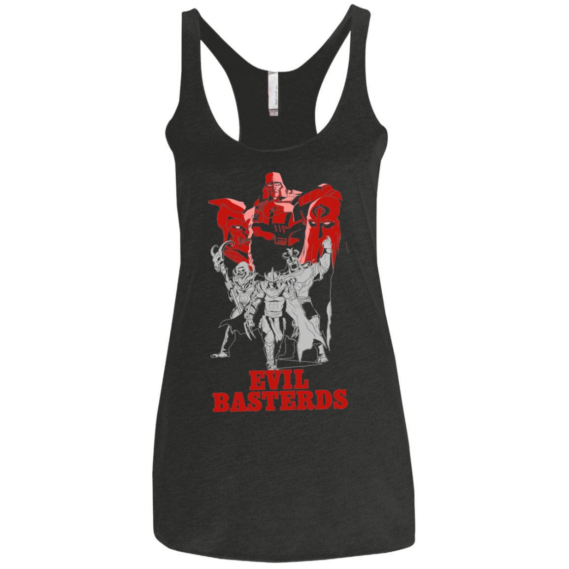 T-Shirts Vintage Black / X-Small Evil Bastards Women's Triblend Racerback Tank