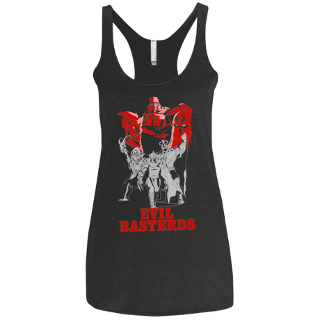 T-Shirts Vintage Black / X-Small Evil Bastards Women's Triblend Racerback Tank