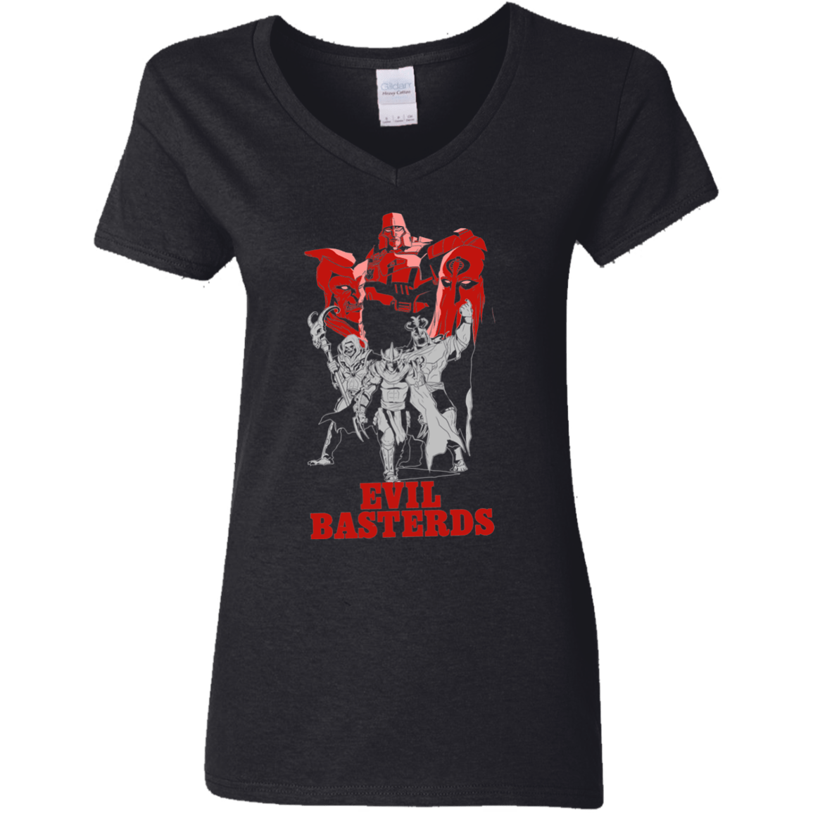 T-Shirts Black / S Evil Bastards Women's V-Neck T-Shirt