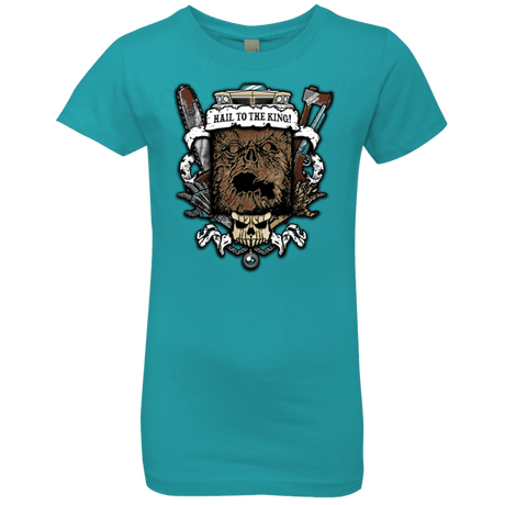 T-Shirts Tahiti Blue / YXS Evil Crest Girls Premium T-Shirt