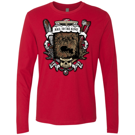 T-Shirts Red / Small Evil Crest Men's Premium Long Sleeve