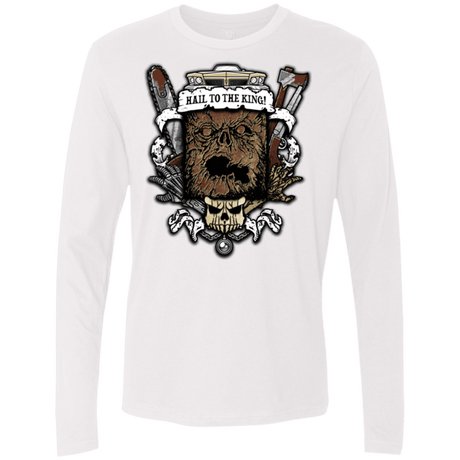 T-Shirts White / Small Evil Crest Men's Premium Long Sleeve