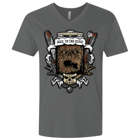 T-Shirts Heavy Metal / X-Small Evil Crest Men's Premium V-Neck