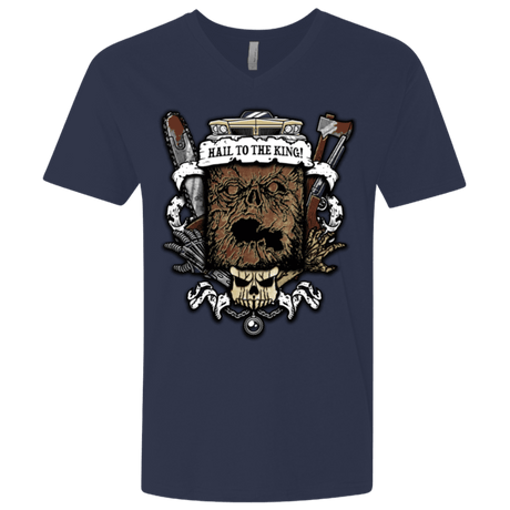 T-Shirts Midnight Navy / X-Small Evil Crest Men's Premium V-Neck
