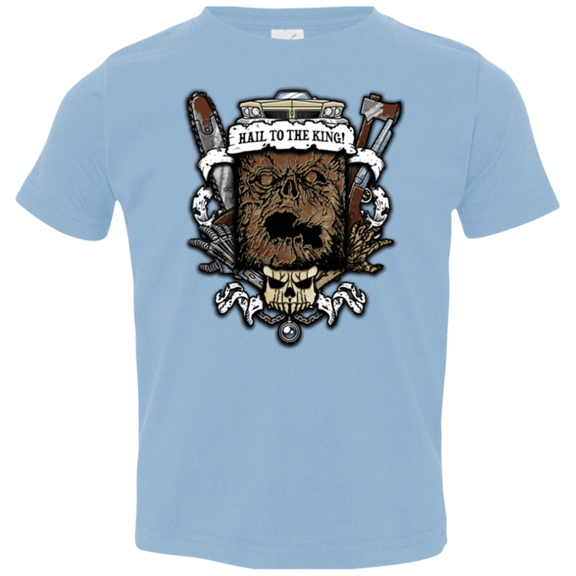 T-Shirts Light Blue / 2T Evil Crest Toddler Premium T-Shirt