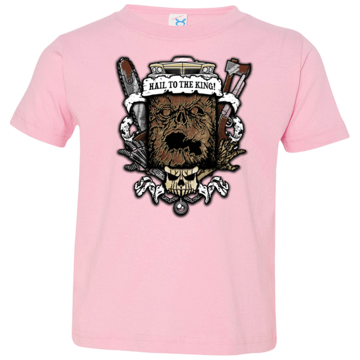 T-Shirts Pink / 2T Evil Crest Toddler Premium T-Shirt