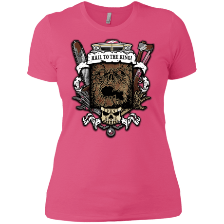 T-Shirts Hot Pink / X-Small Evil Crest Women's Premium T-Shirt