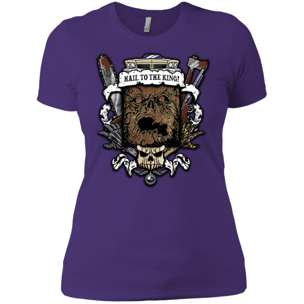 T-Shirts Purple / X-Small Evil Crest Women's Premium T-Shirt