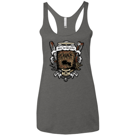 T-Shirts Premium Heather / X-Small Evil Crest Women's Triblend Racerback Tank