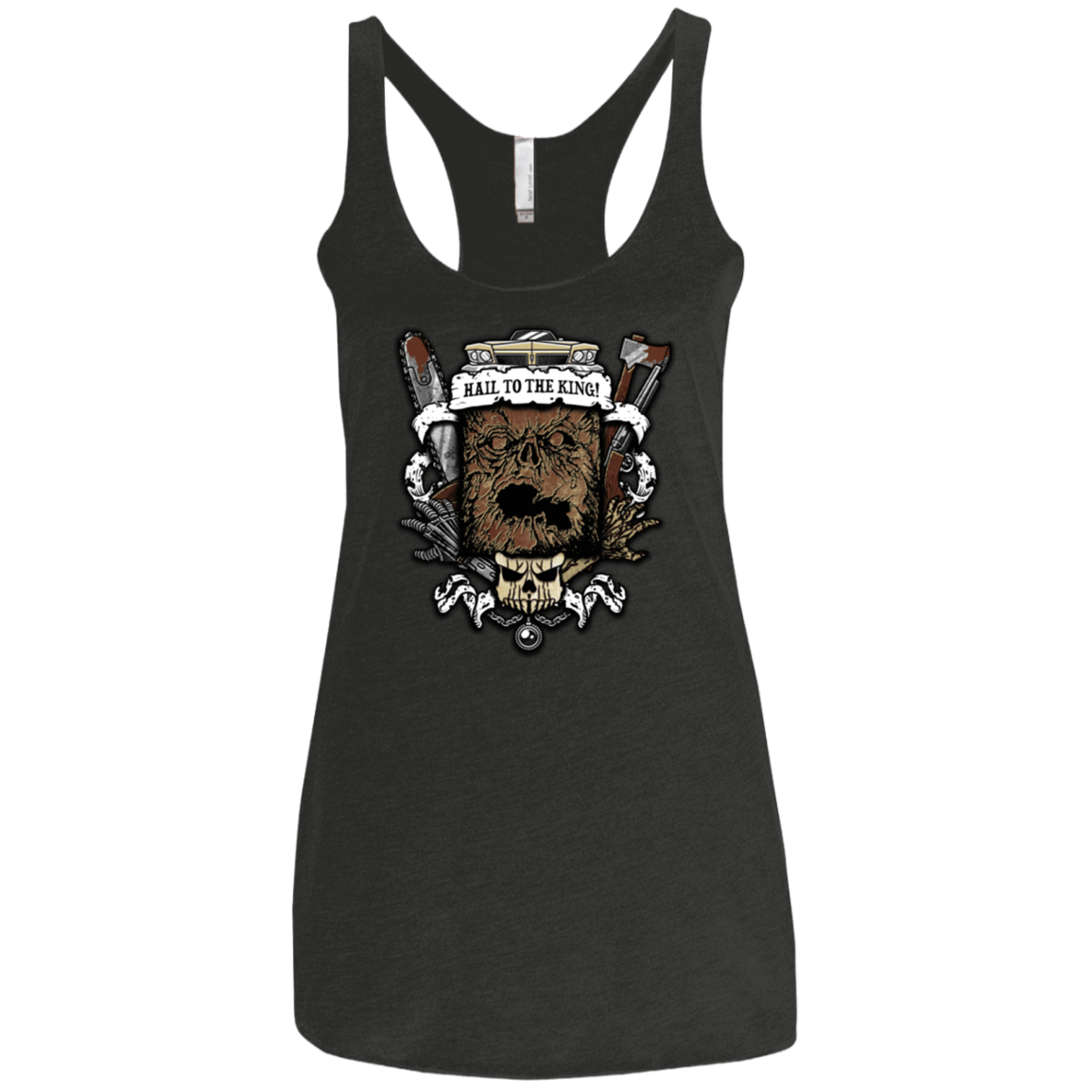 Evil Crest Women's Triblend Racerback Tank