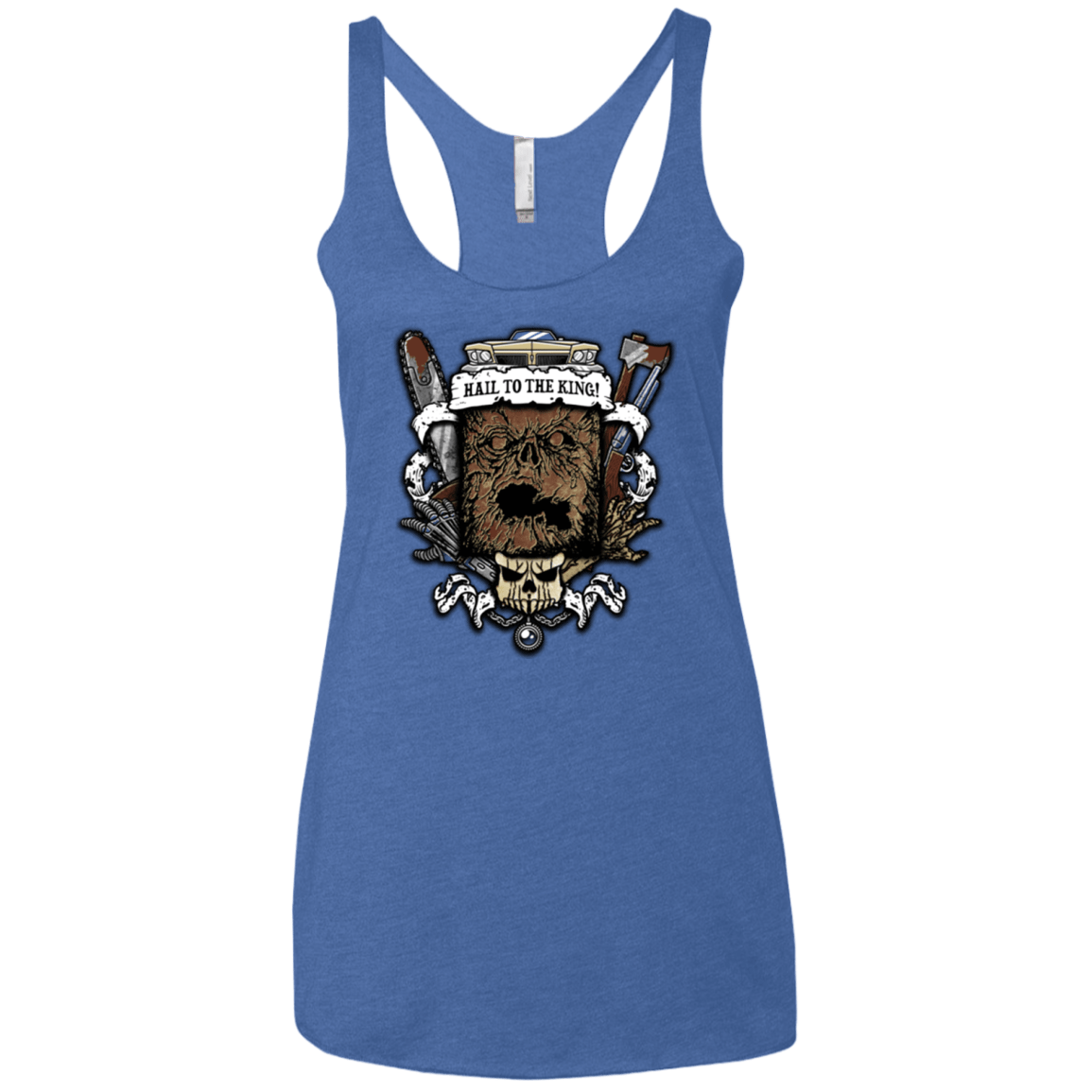 Evil Crest Women's Triblend Racerback Tank
