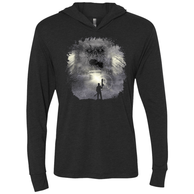 T-Shirts Vintage Black / X-Small Evil Darkness Triblend Long Sleeve Hoodie Tee