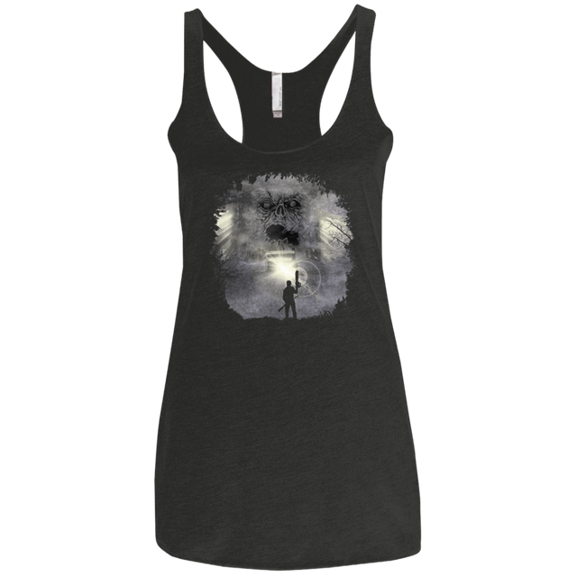 T-Shirts Vintage Black / X-Small Evil Darkness Women's Triblend Racerback Tank