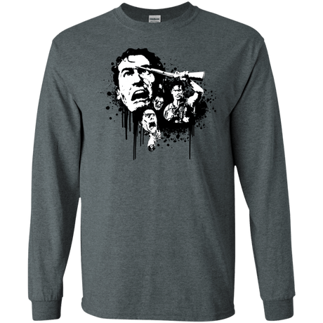 T-Shirts Dark Heather / S Evil Dead Legend Men's Long Sleeve T-Shirt
