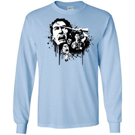 T-Shirts Light Blue / S Evil Dead Legend Men's Long Sleeve T-Shirt