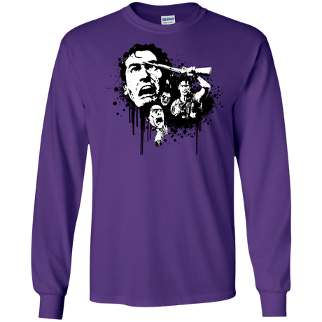 T-Shirts Purple / S Evil Dead Legend Men's Long Sleeve T-Shirt