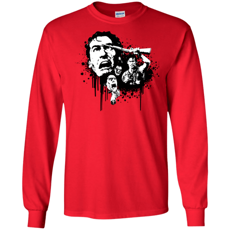 T-Shirts Red / S Evil Dead Legend Men's Long Sleeve T-Shirt