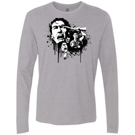 T-Shirts Heather Grey / S Evil Dead Legend Men's Premium Long Sleeve