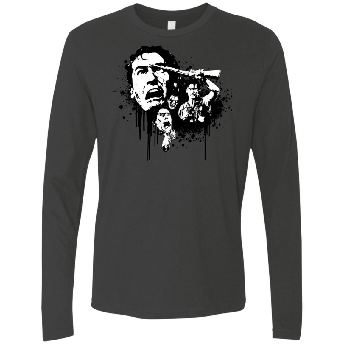 T-Shirts Heavy Metal / S Evil Dead Legend Men's Premium Long Sleeve